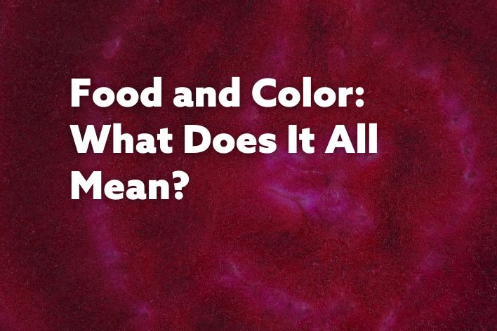 Pantone's color of the year 2023 Viva Magenta on beet background with text overlay 