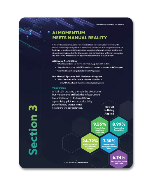 Mockup of the 2025 NPD Report on tablet
