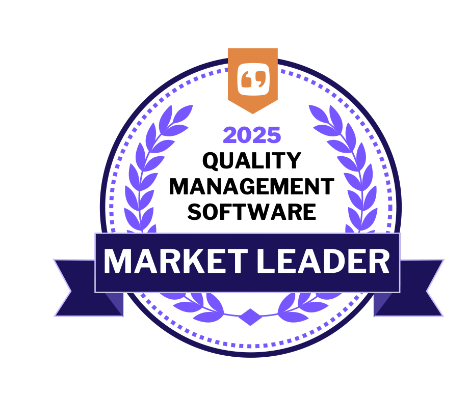 2025 Quality Management Software Market Leader Award Badge from Featured Customers
