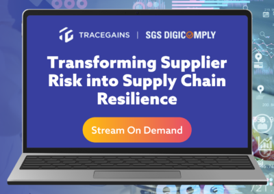 Transforming Supplier Risk into Supply Chain Resilience