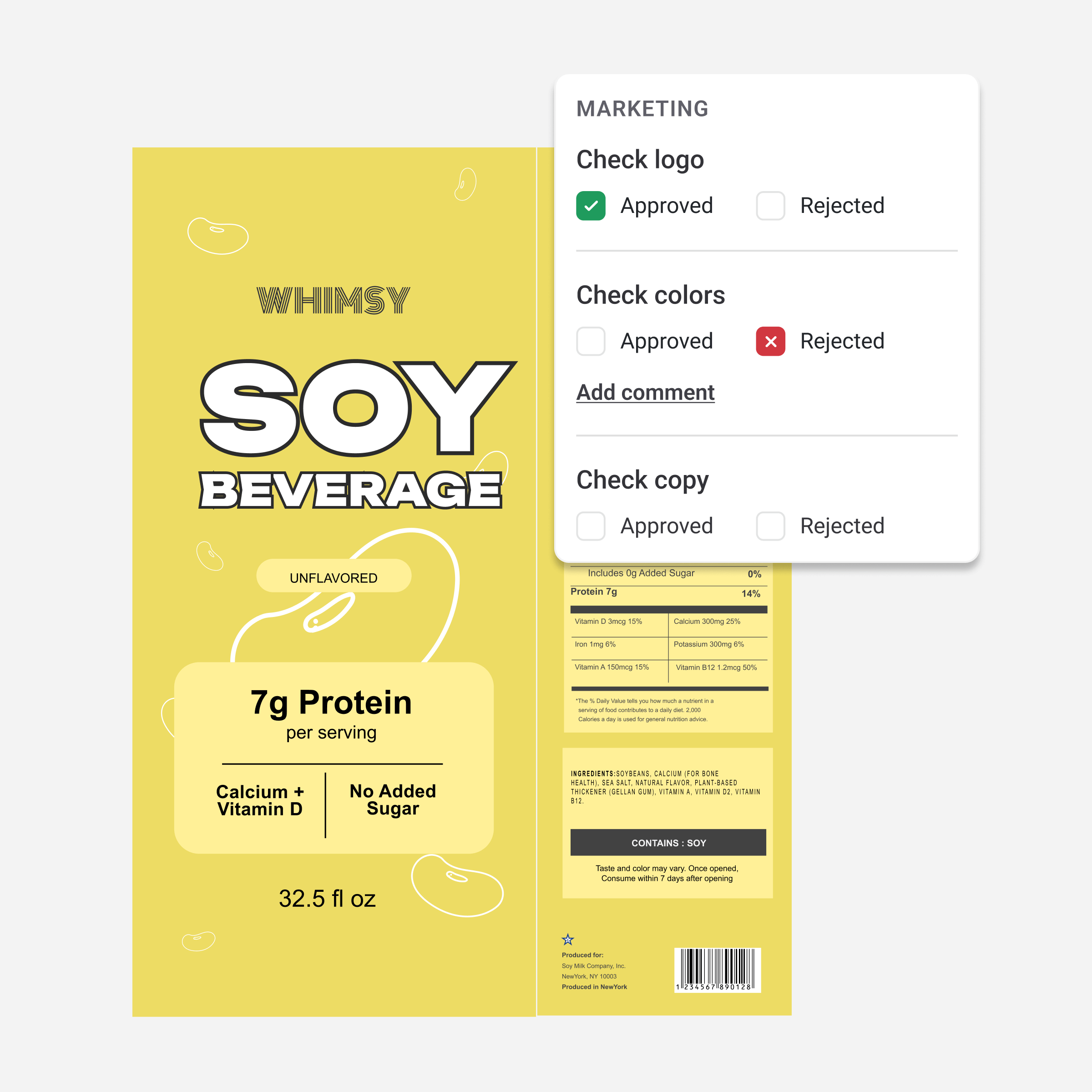TraceGains Supplier Management solution preview showing audit-ready functionality like missing document reports