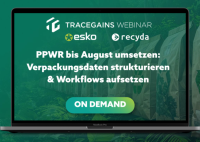 PPWR bis August umsetzen: Verpackungsdaten strukturieren & Workflows aufsetzen